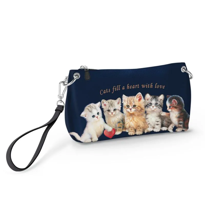 'Cats Fill A Heart With Love' 3-Style Handbag