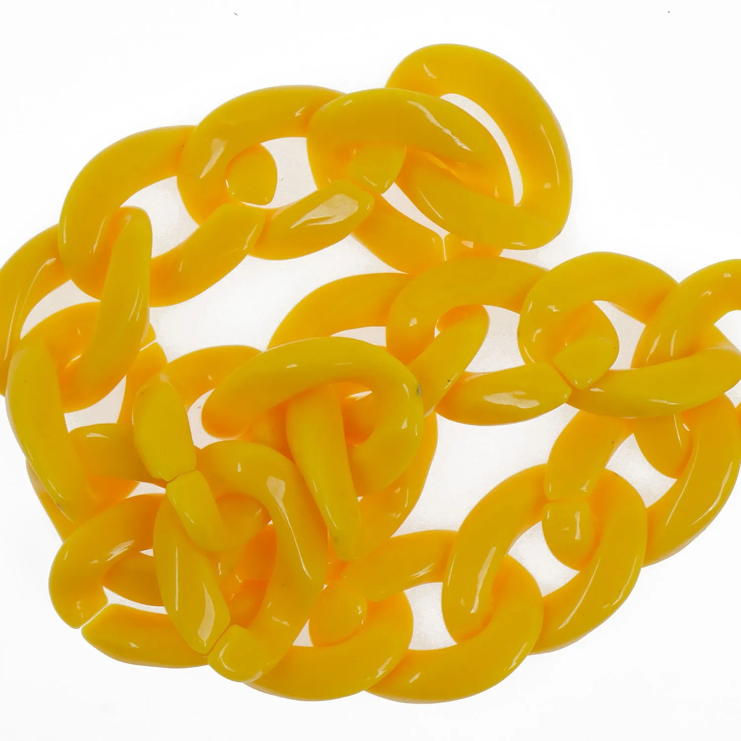 17*23mm Open Acrylic Link Kawaii Chunky Link Piece Pick a Color DIY Jewelry Making Chain 20pcs 103758