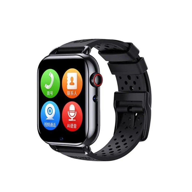 4G Android 9.0 SIM Card Video Call Dual Camera Gps Sports Smart Watch