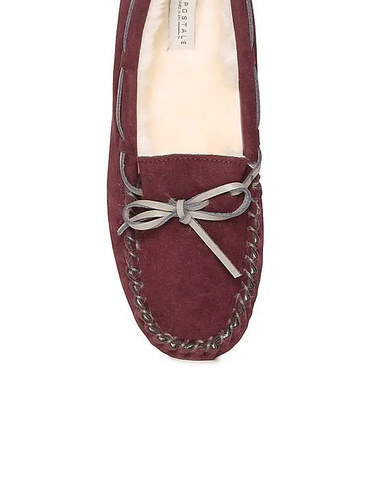 Aeropostale Fur Lined Boat Shoes