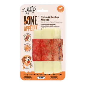 AFP  Bone Appetit - Nylon & Rubber Mix Rib - Bacon Flavor In