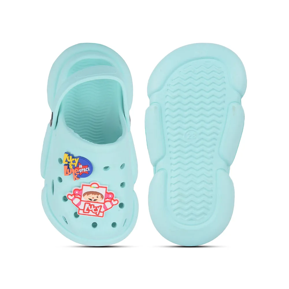 AHA Casual Green Clogs For Kids ZQ-SH-018 By Liberty