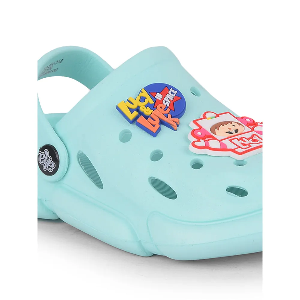 AHA Casual Green Clogs For Kids ZQ-SH-018 By Liberty