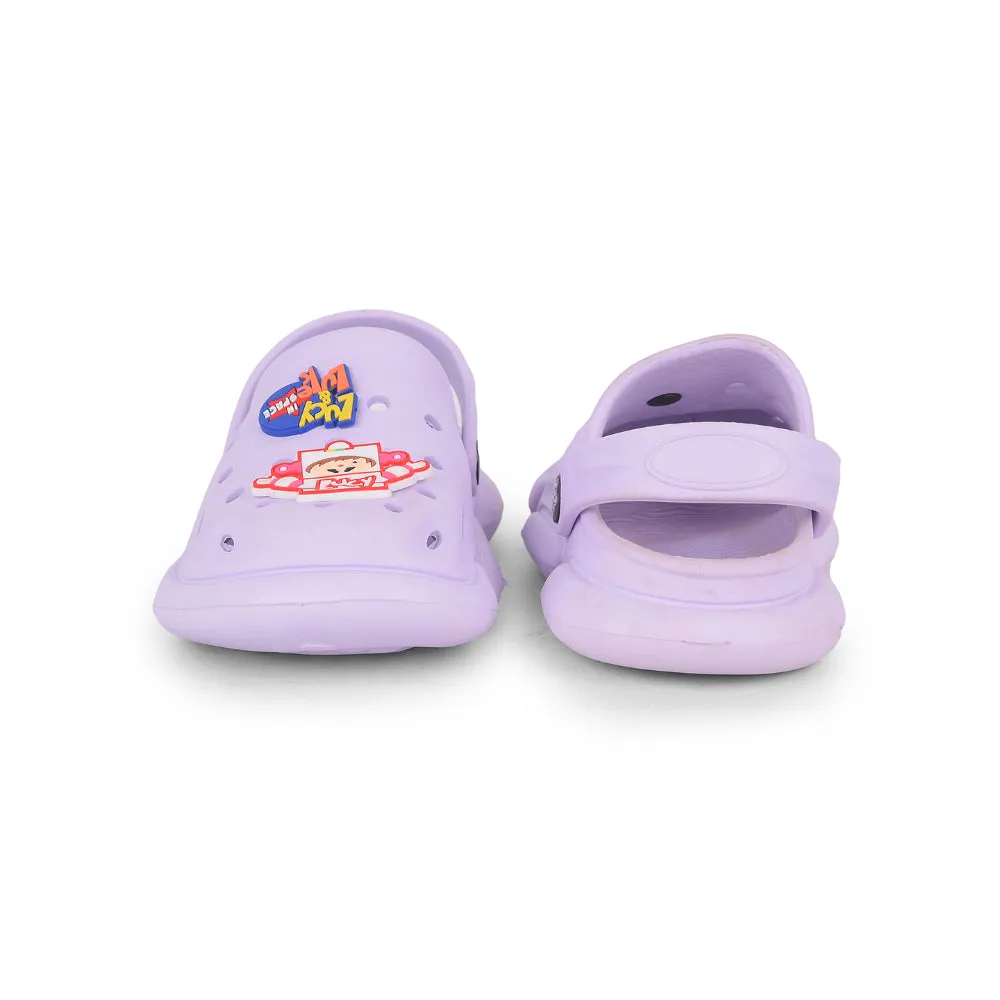 AHA Casual Purple Clogs For Kids ZQ-SH-018 By Liberty