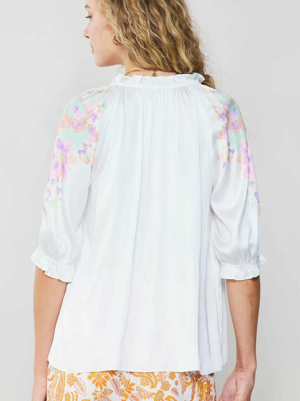 Allison Floral Sleeve Top