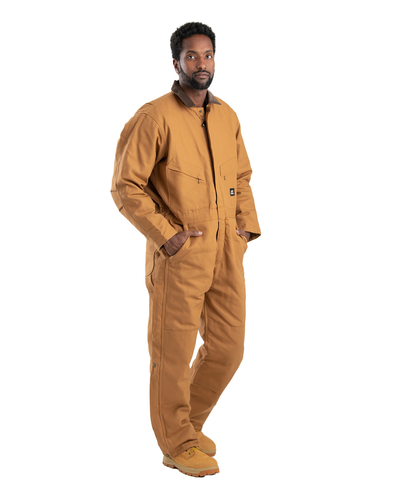 Berne Deluxe Insulated Coverall in Brown Duck