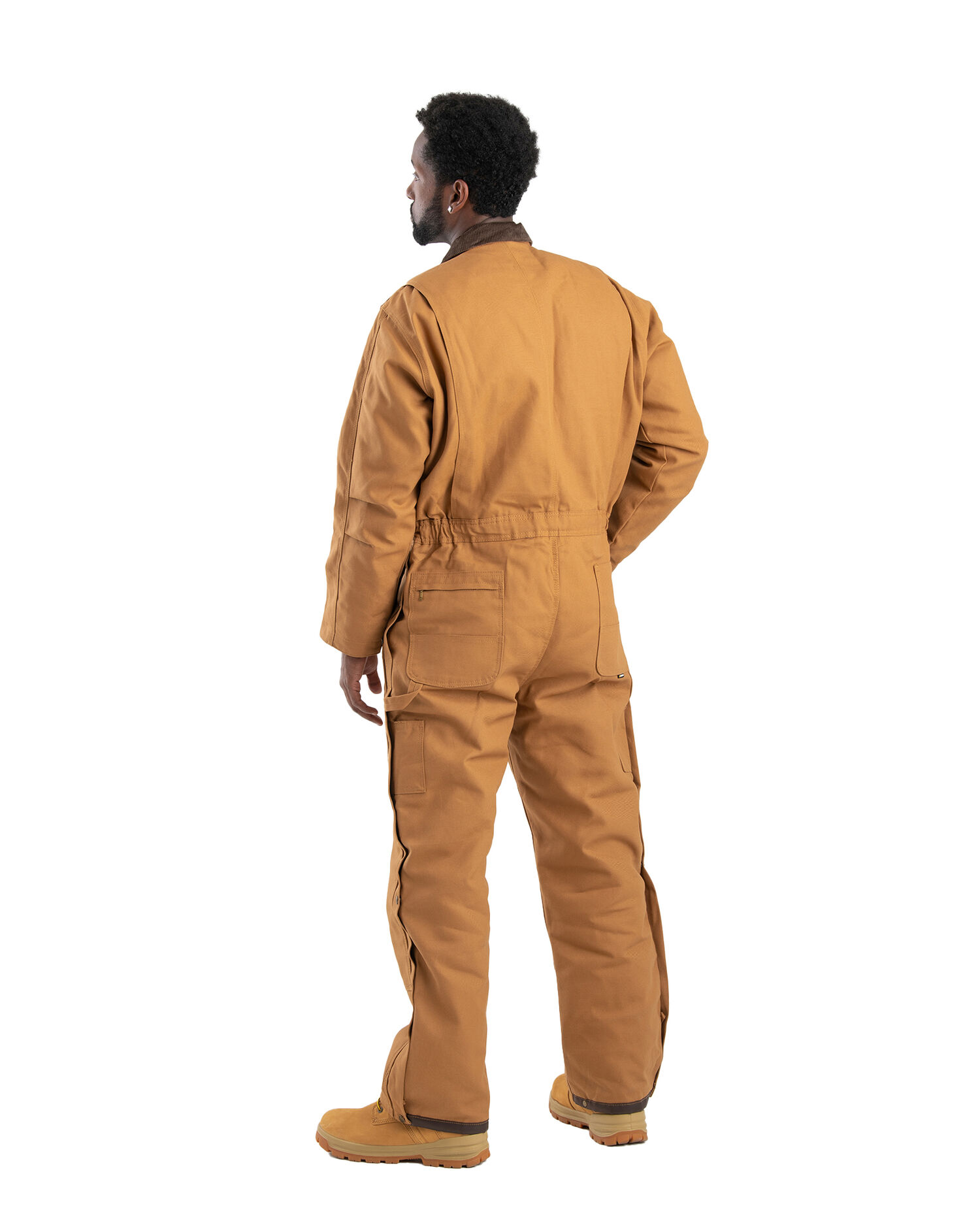 Berne Deluxe Insulated Coverall in Brown Duck