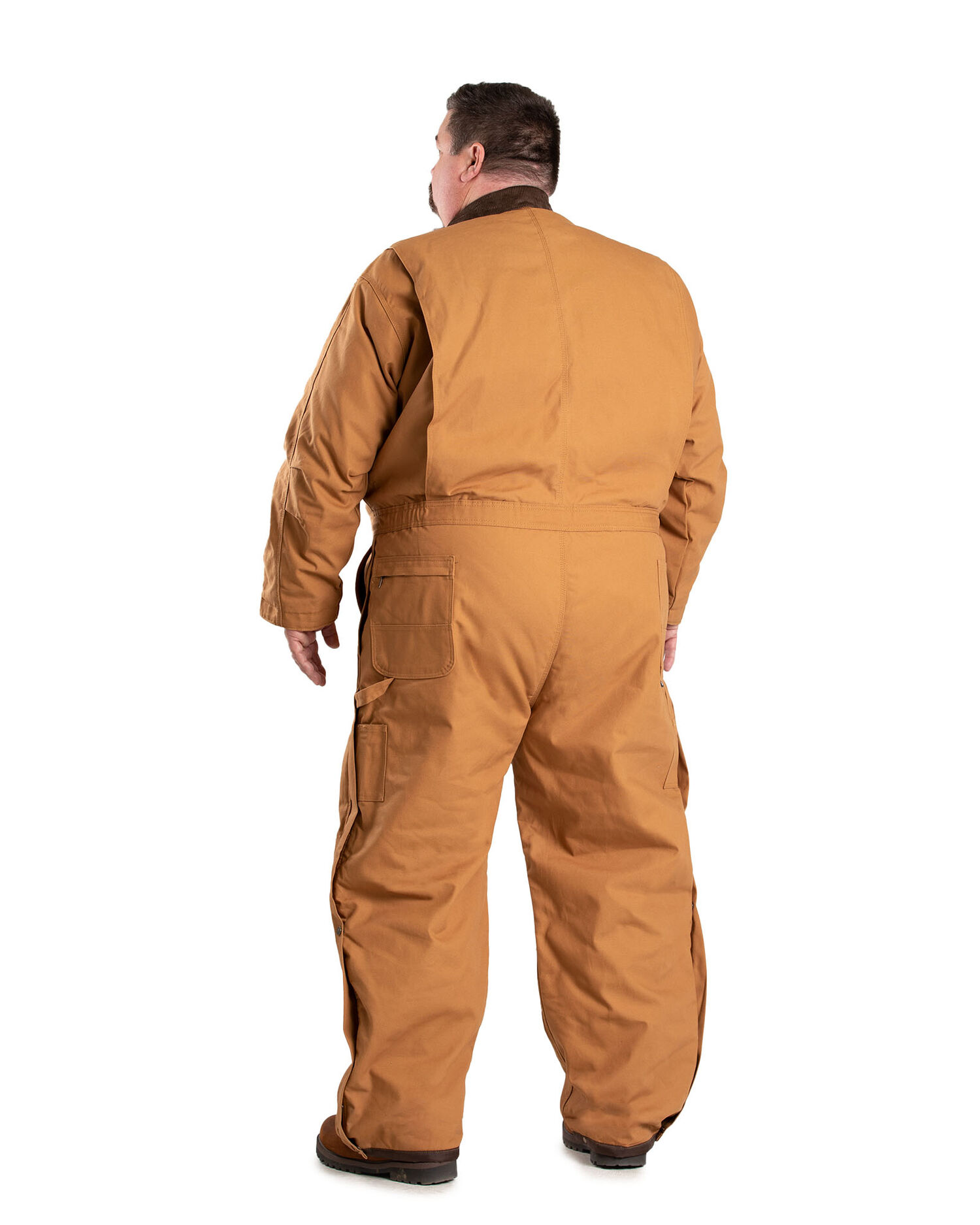 Berne Deluxe Insulated Coverall in Brown Duck