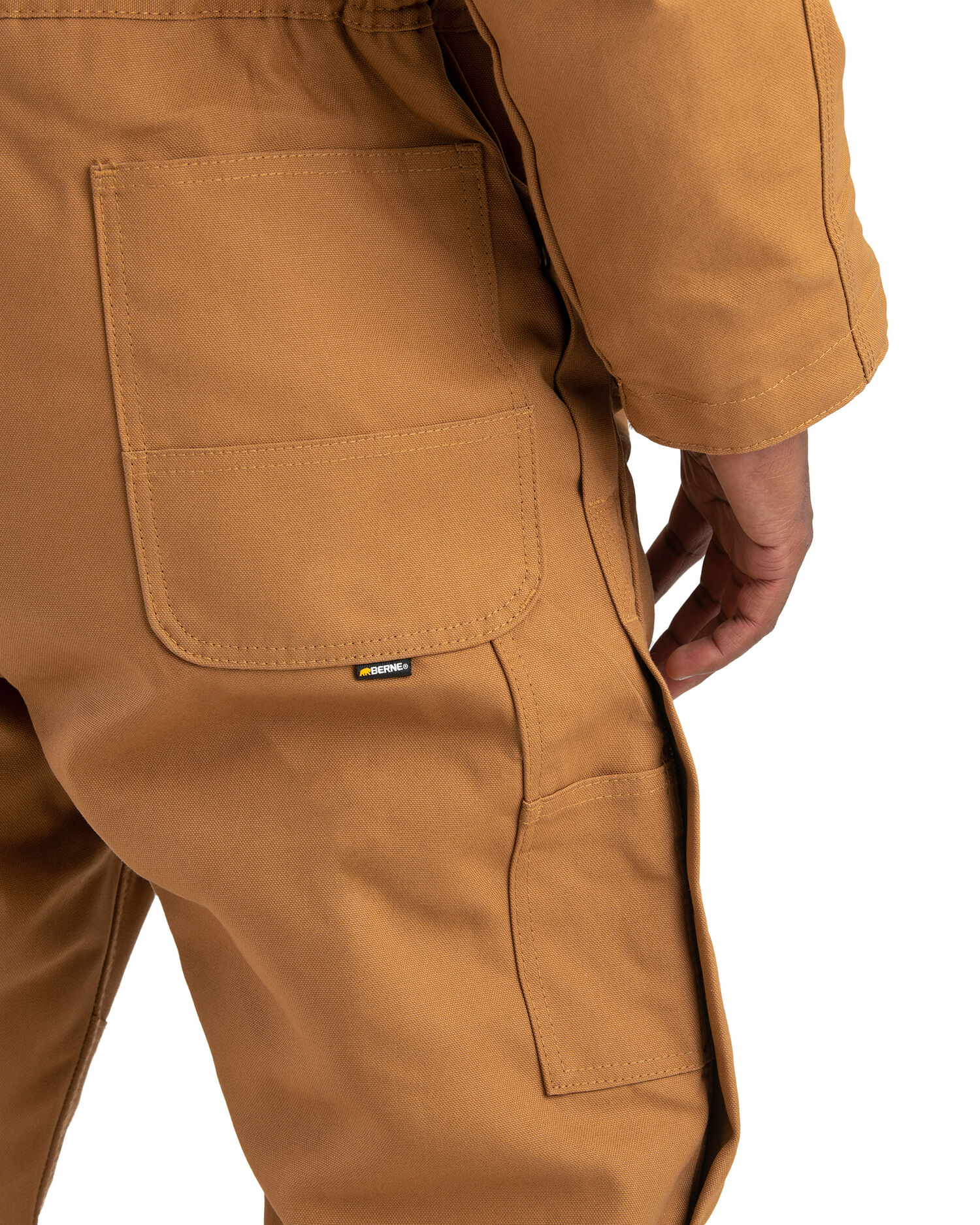 Berne Deluxe Insulated Coverall in Brown Duck