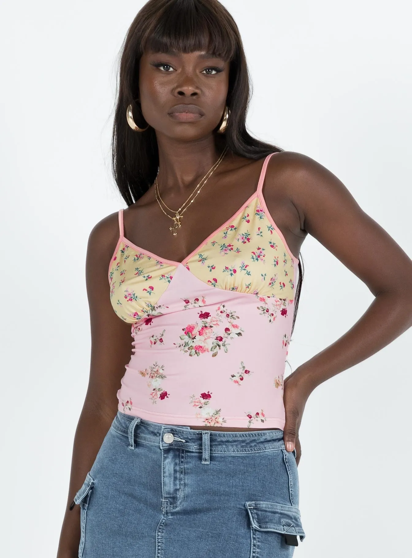 Blanchard Top Pink / Yellow