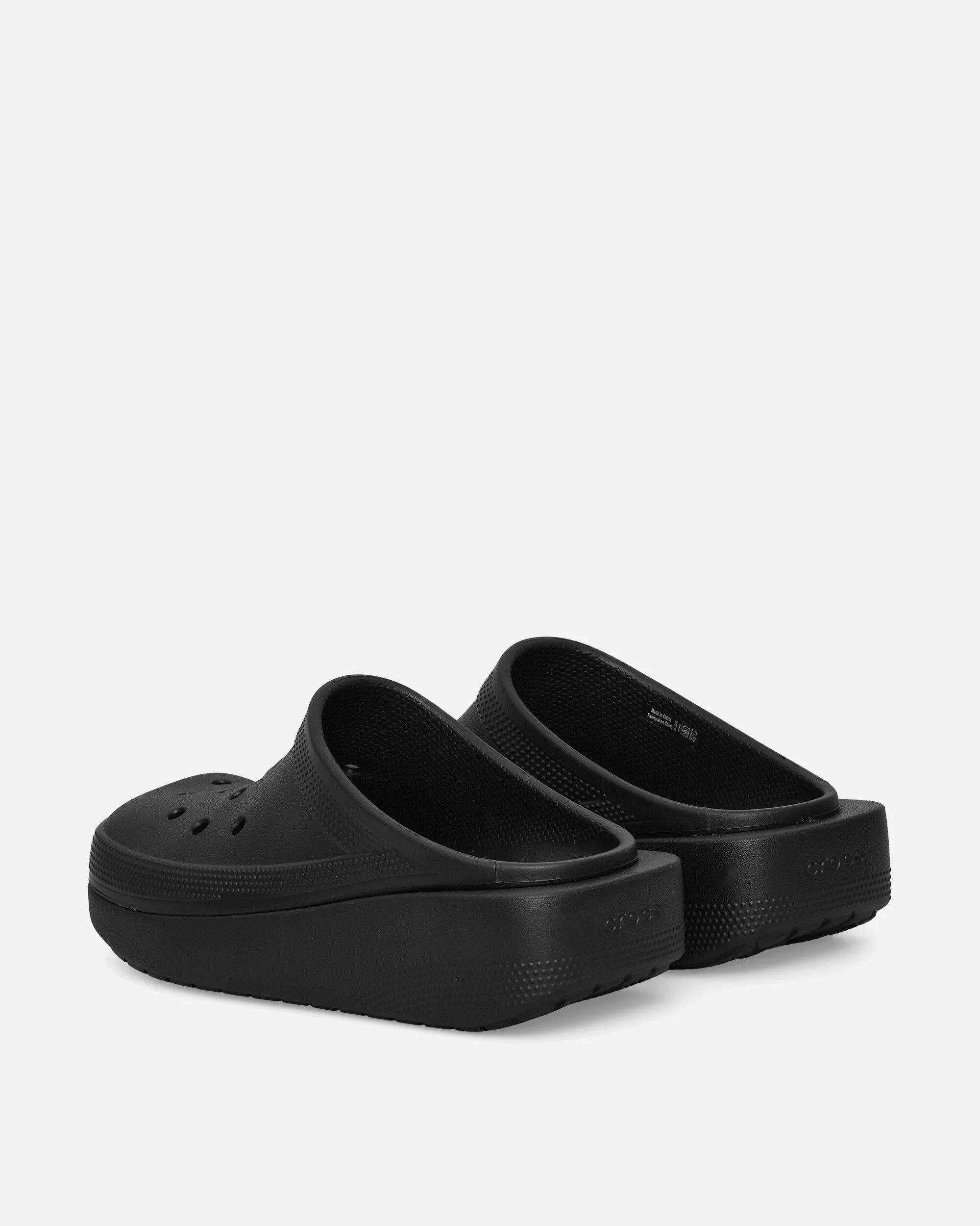 Blunt Toe Clogs Black