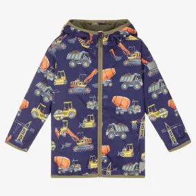 Boys Navy Blue Raincoat