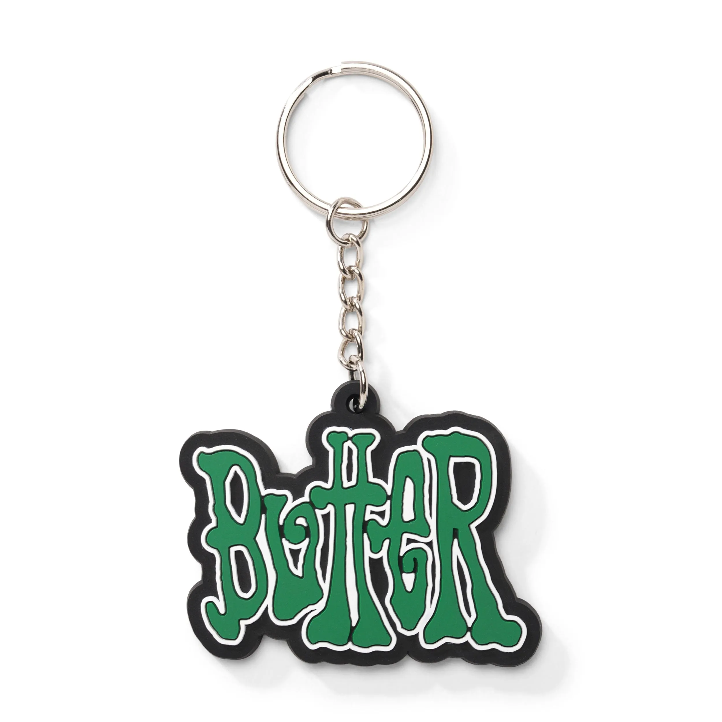 Butter Goods Tour Rubber Key Chain Green/White