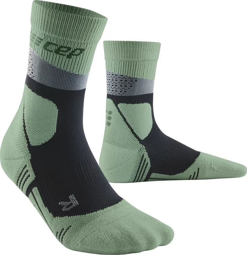 CEP Men's Cep Max Cushion Socks Hiking Mid Cut Grey/Mint | Buy CEP Men's Cep Max Cushion Socks Hiking Mid Cut Grey/Min