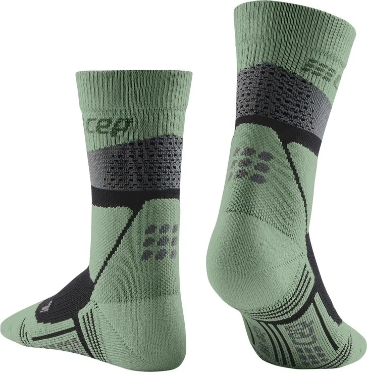 CEP Men's Cep Max Cushion Socks Hiking Mid Cut Grey/Mint | Buy CEP Men's Cep Max Cushion Socks Hiking Mid Cut Grey/Min