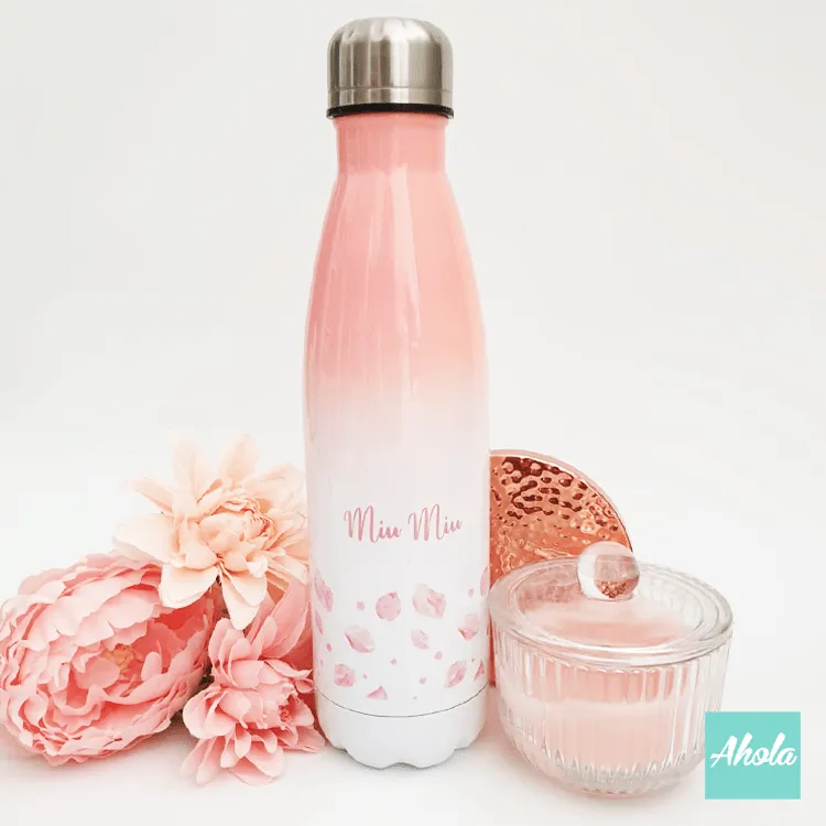 【Cherry Blossom Petals】Stainless Steel Hot or Cold Bottle 不鏽鋼保冷/保温樽