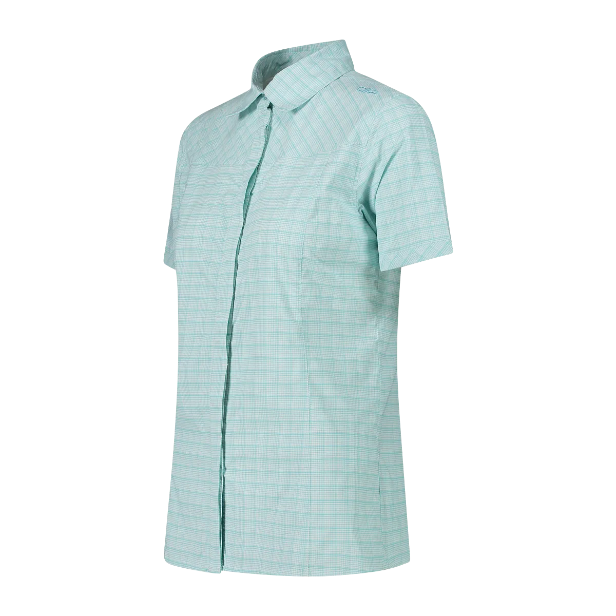 CMP Camicia fantasia check maniche corte da Trekking Donna