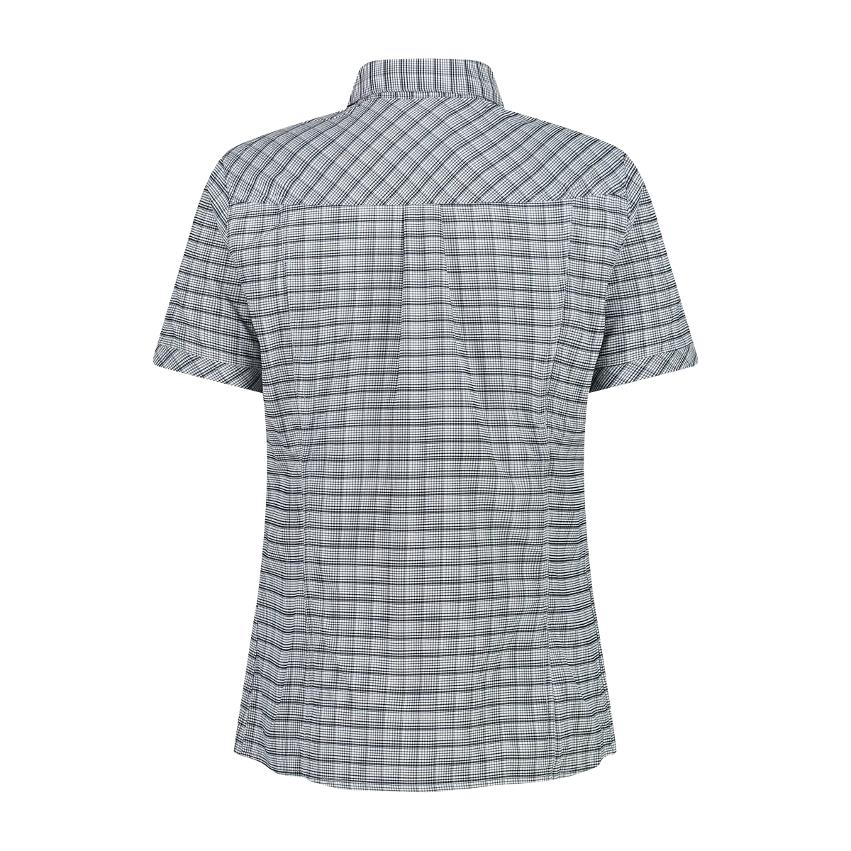 CMP Camicia fantasia check maniche corte da Trekking Donna