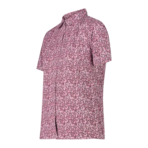 CMP Camicia fantasia check maniche corte da Trekking Donna