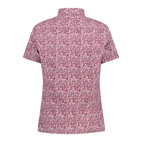 CMP Camicia fantasia check maniche corte da Trekking Donna