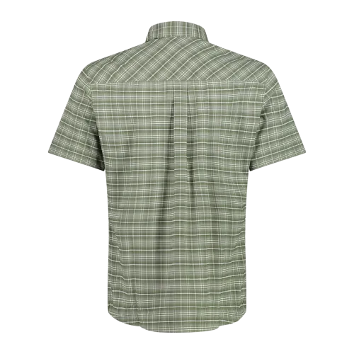 CMP Camicia fantasia check maniche corte trekking Uomo