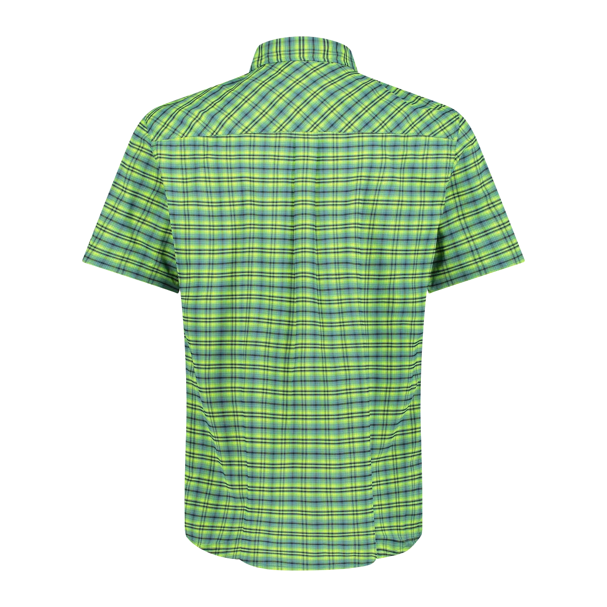 CMP Camicia fantasia check maniche corte trekking Uomo