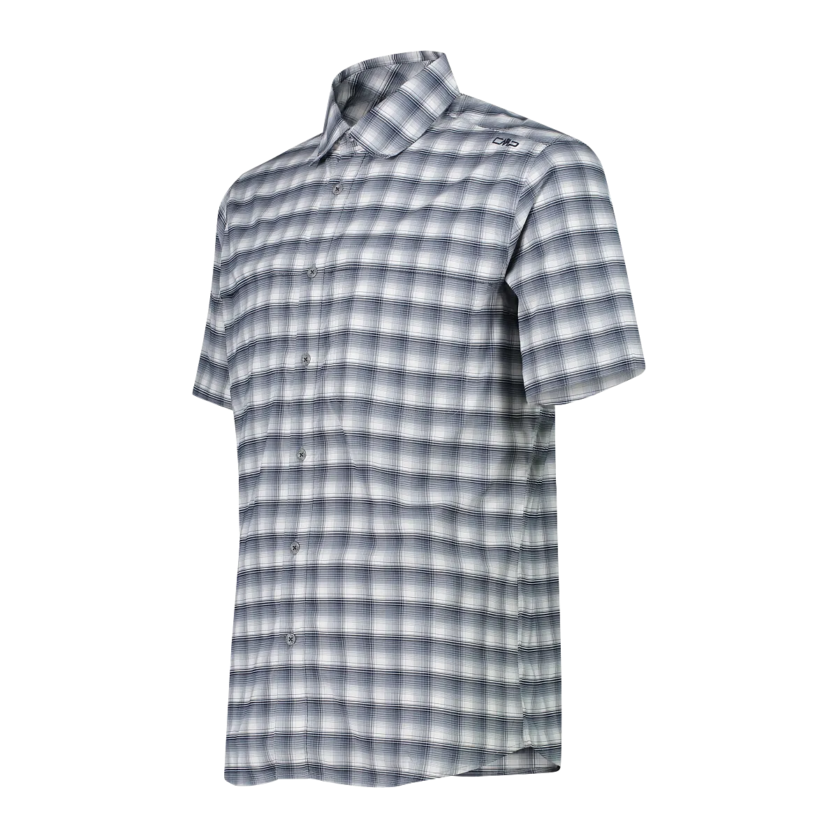 CMP Camicia fantasia check maniche corte trekking Uomo