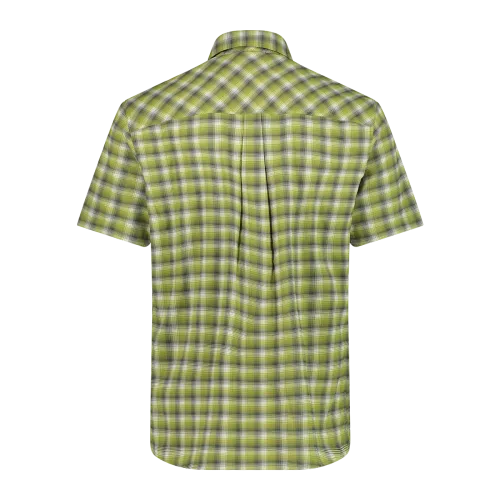 CMP Camicia fantasia check maniche corte trekking Uomo