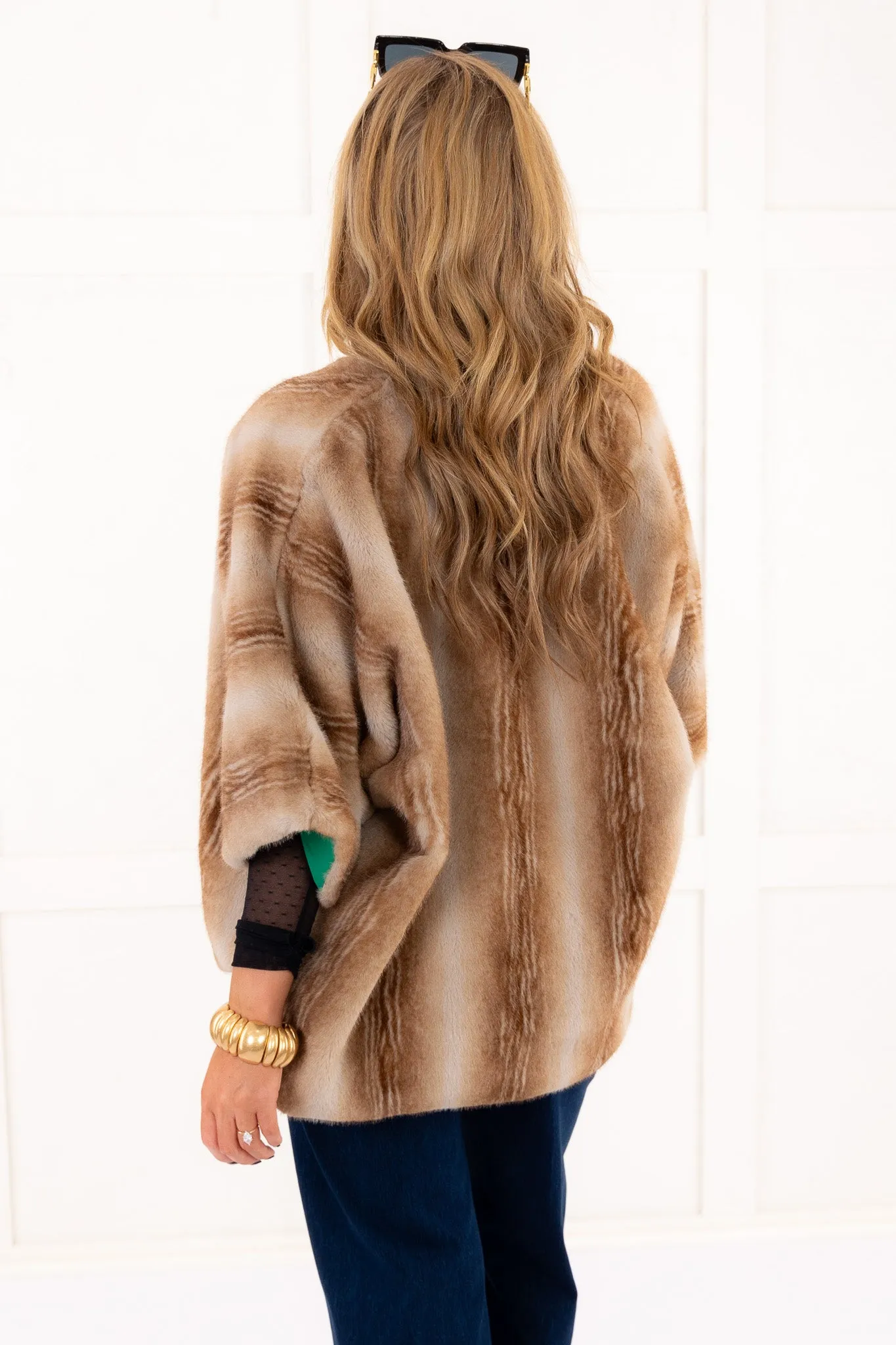 Coco Faux Fur Cape | Emily McCarthy - SALE