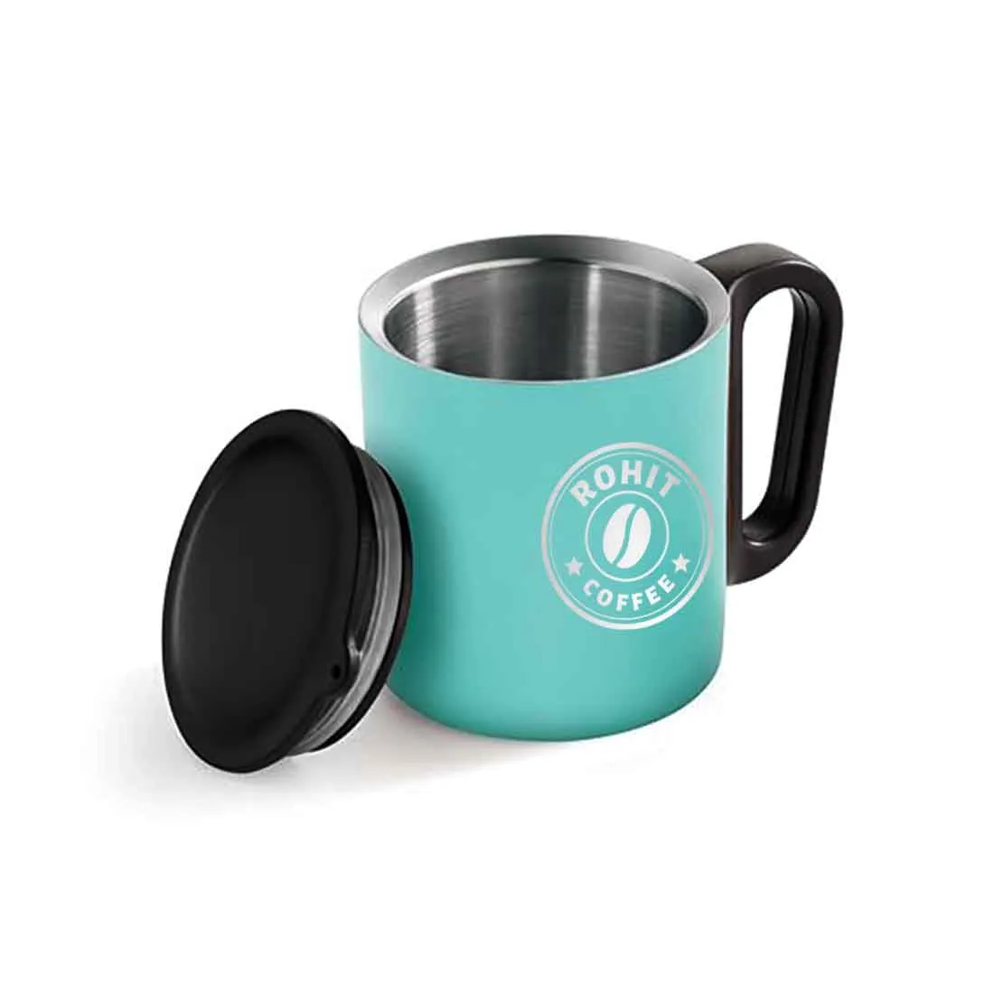 Custom Cups with Lids for Coffee - Insulated Stainless Steel Mugs