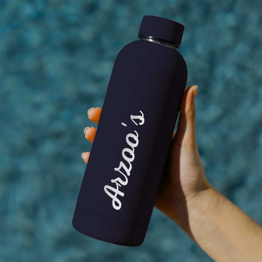 Custom Insulated Water Bottles Stainless Steel  Bottle for Travel Office Gym Home - BPA Free, Leakproof