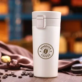 Customized Travel Coffee Mug Insulated for Travelling (380 ML) - Coffee