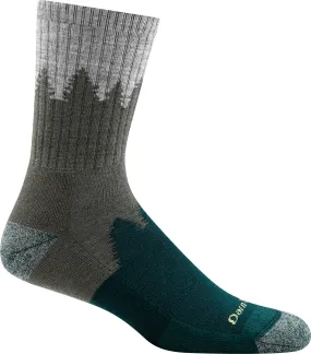 Darn Tough Men's Number 2 Micro Crew Midweight Hiking Sock Green | Buy Darn Tough Men's Number 2 Micro Crew Midweight 