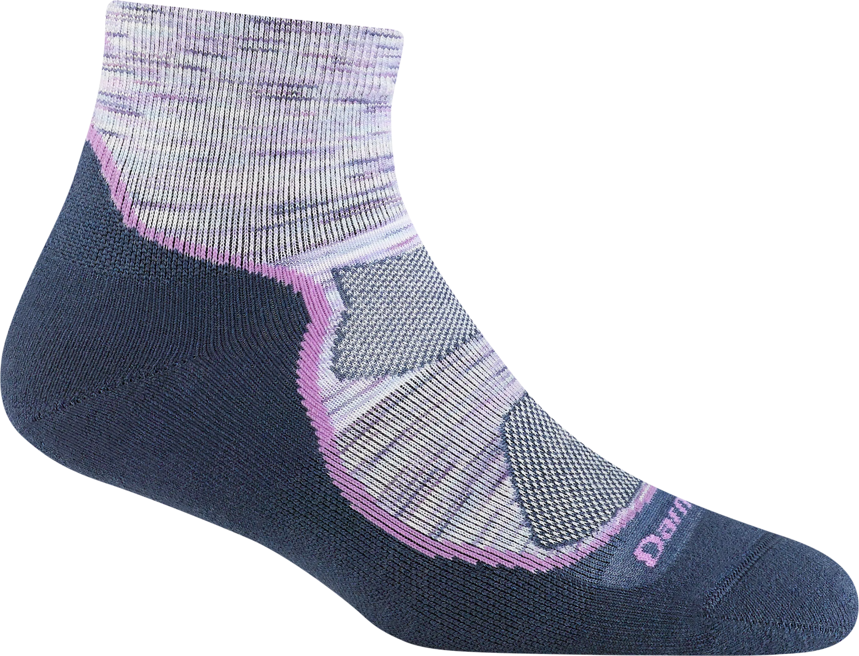 Darn Tough Women's Light Hiker 1/4 Lightweight Hiking Sock Cosmic Purple | Buy Darn Tough Women's Light Hiker 1/4 Ligh