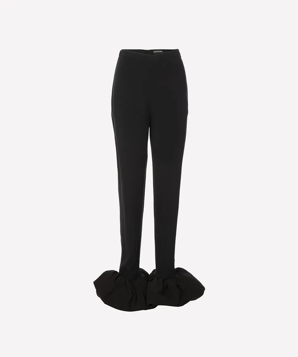 DAVID KOMA puff hem pants 