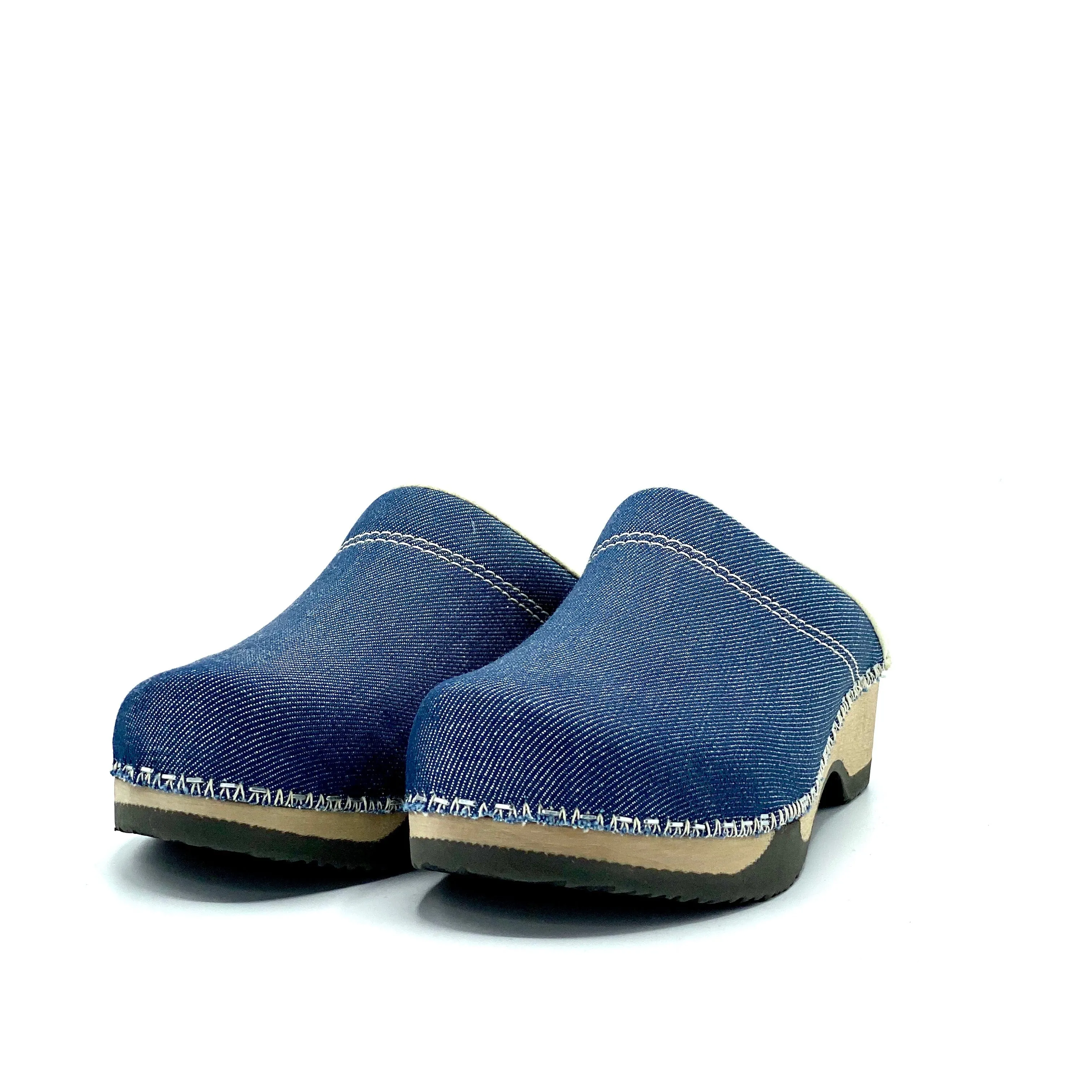 Embla Clogs | Japanese Denim