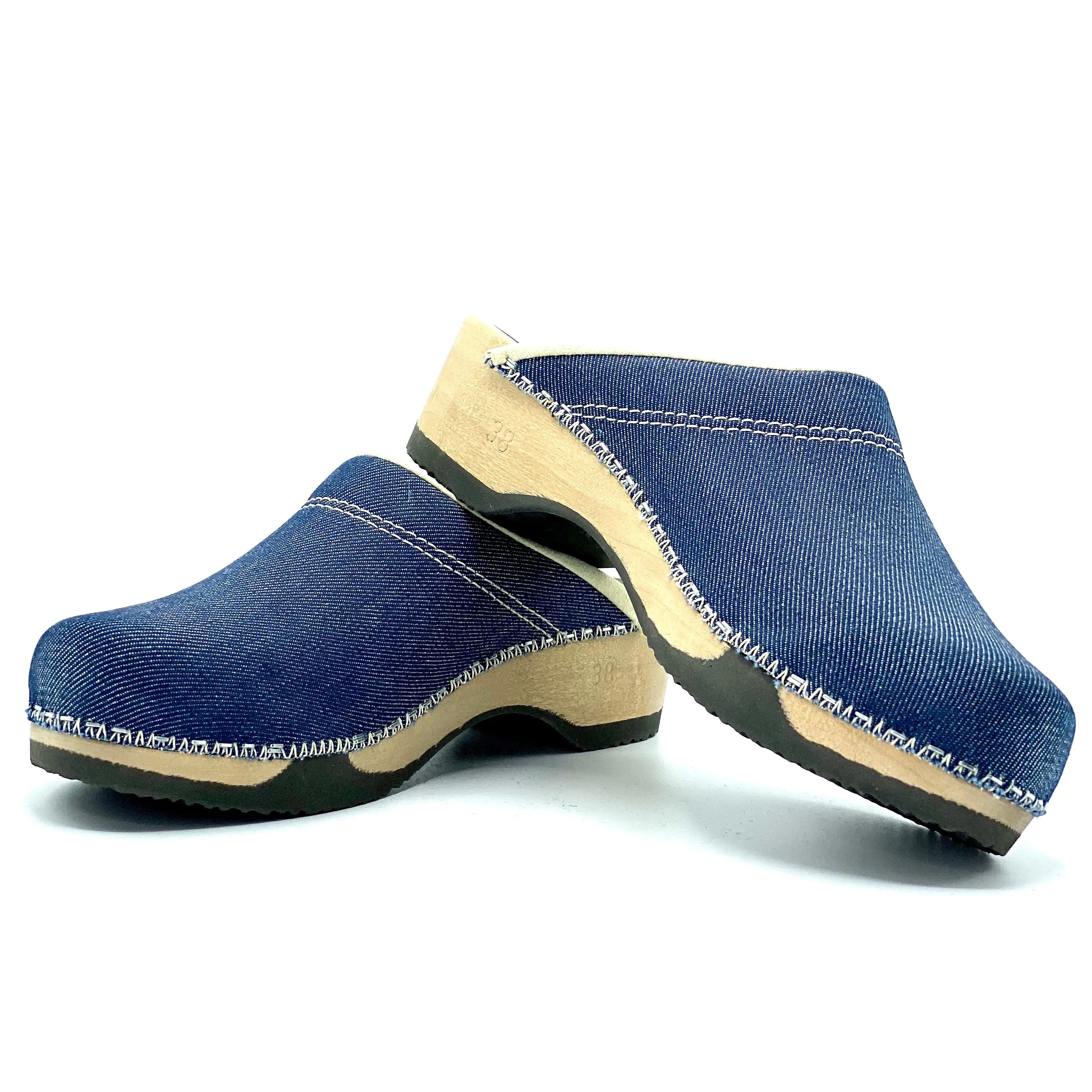 Embla Clogs | Japanese Denim