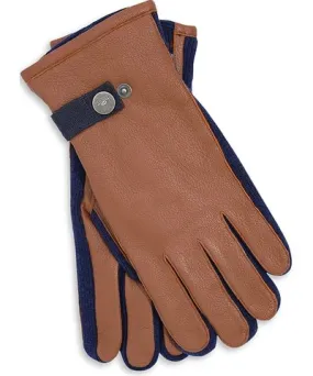 Faherty Leather, Wool & Nylon Gloves