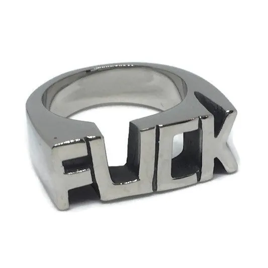 FUCK Stainless Steel Ring