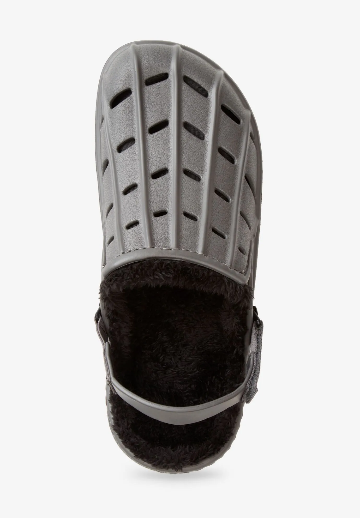 Fur-Lined Rubber Clogs