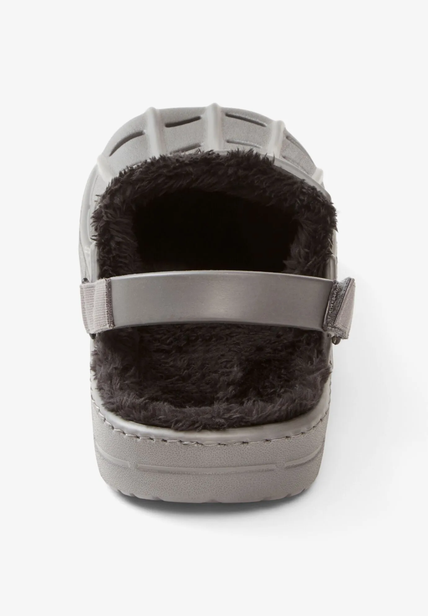 Fur-Lined Rubber Clogs