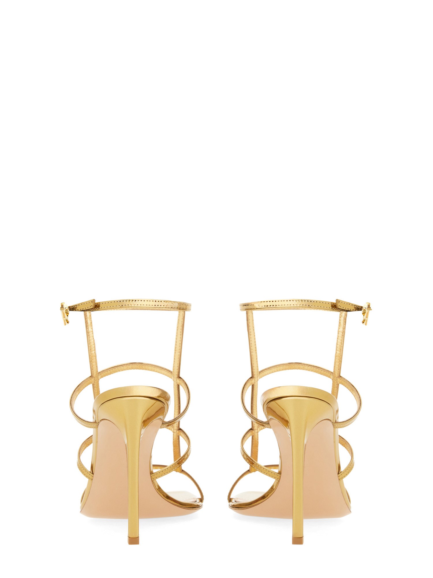 GIANVITO ROSSI    LEATHER MONDRY SANDAL