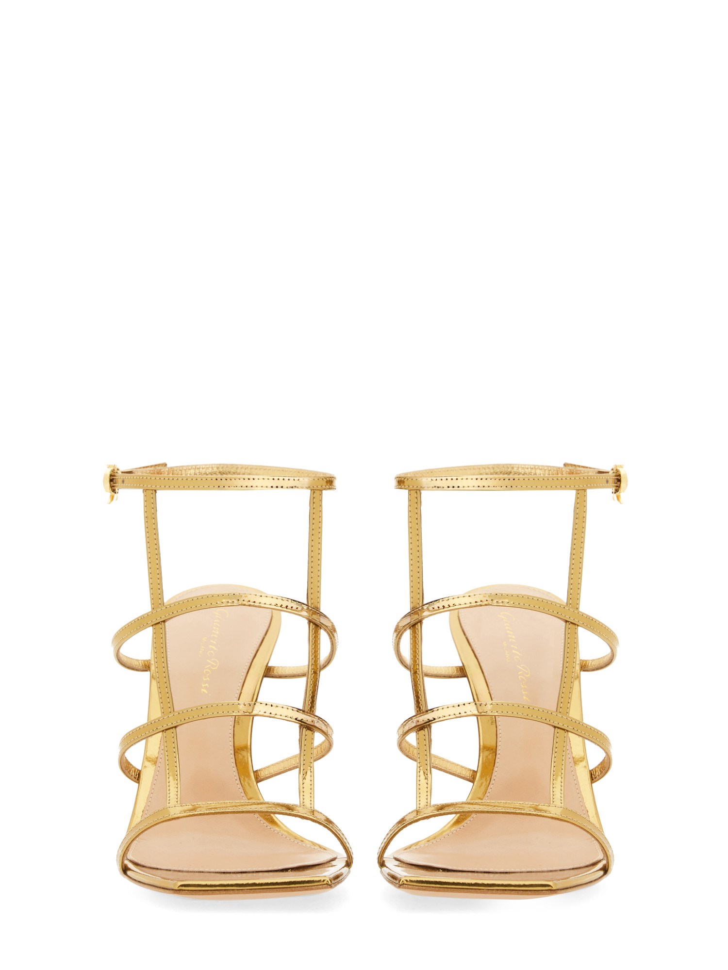 GIANVITO ROSSI    LEATHER MONDRY SANDAL