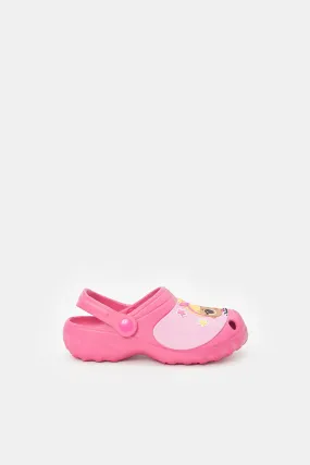 Girls Fuchsia Lol Clogs