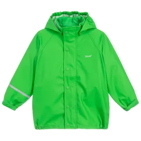 Green Hooded Raincoat