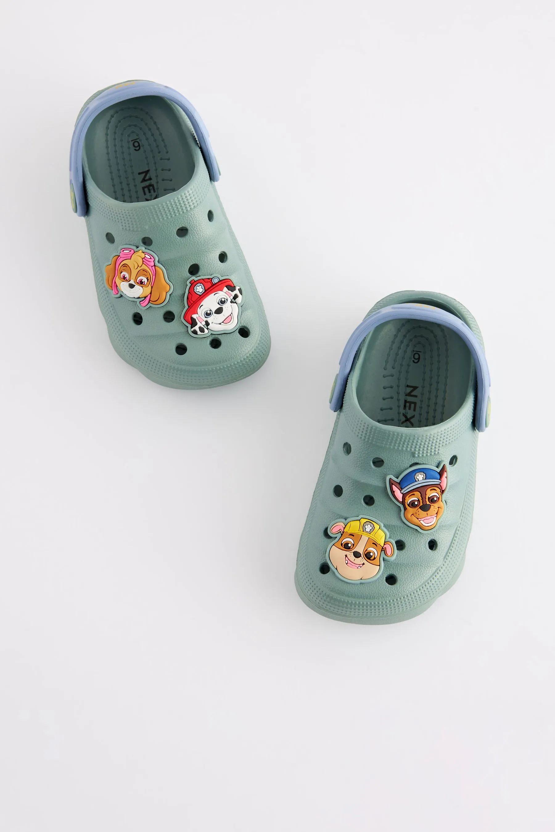 Green Paw Patrol Clogs