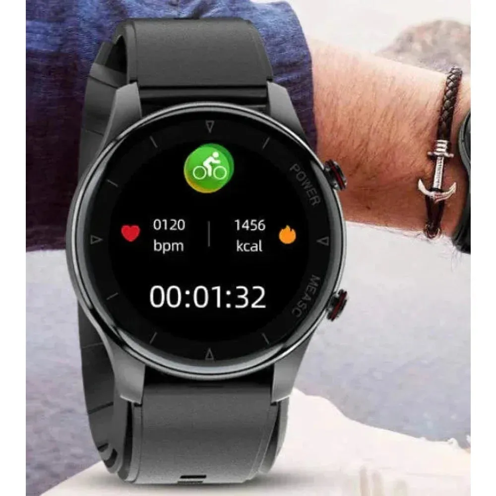 Health Care Accurate Blood Pressure Temperature Fitness Monitoring Smartwatch