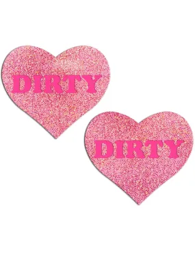 HEART NIPPLE PASTIES - DIRTY