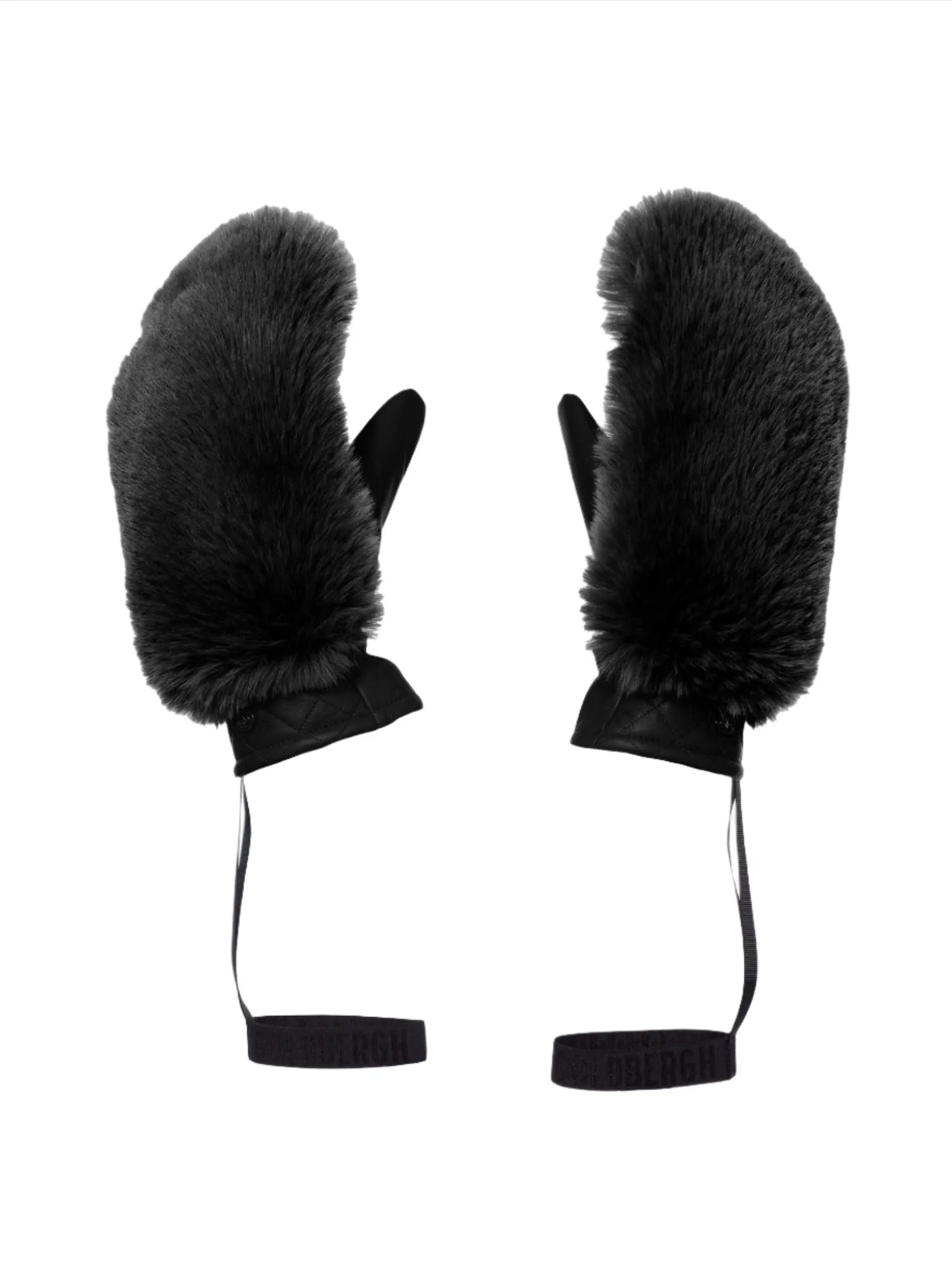 Hill Faux Fur Ski Mitten