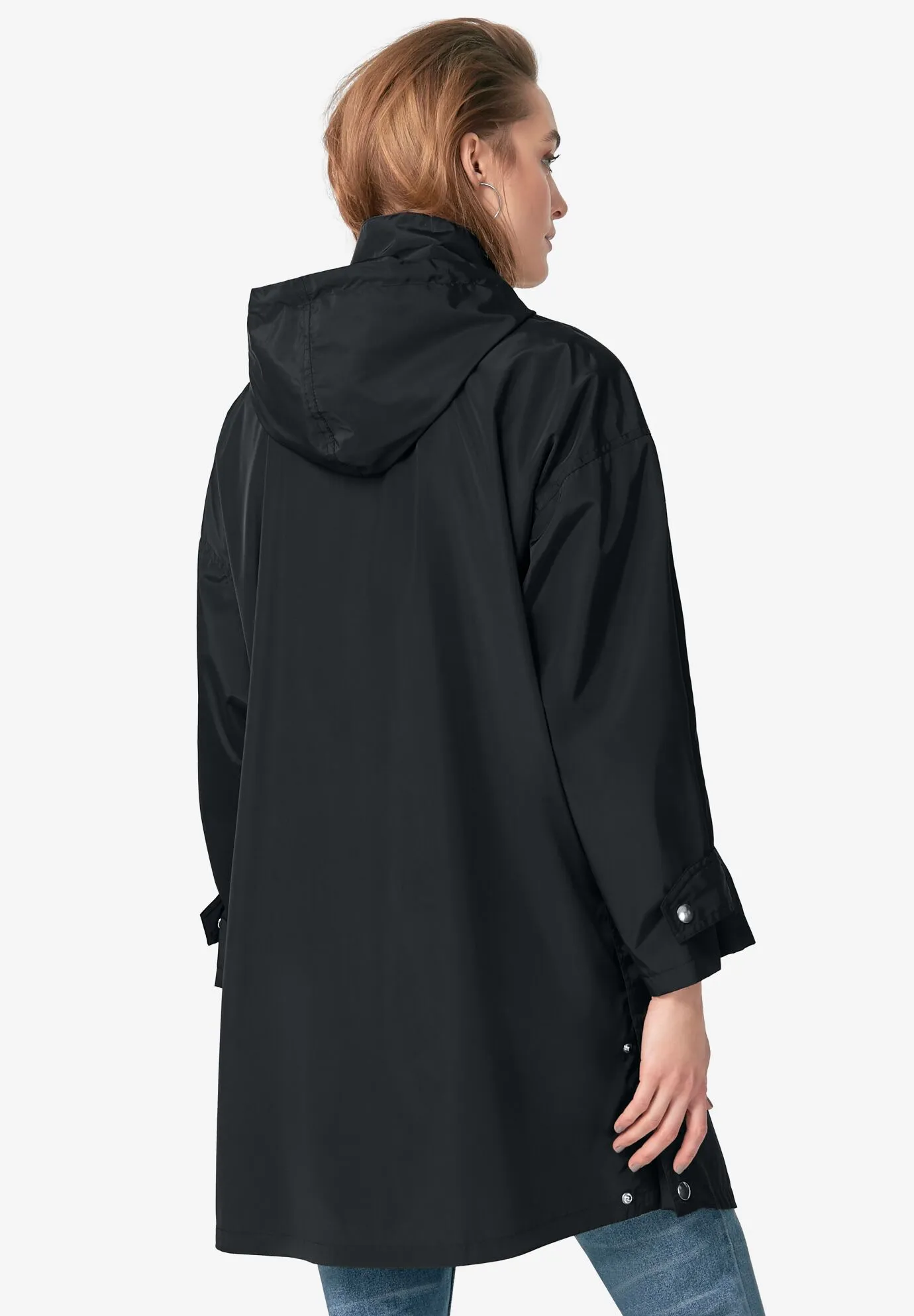 Hooded A-Line Raincoat